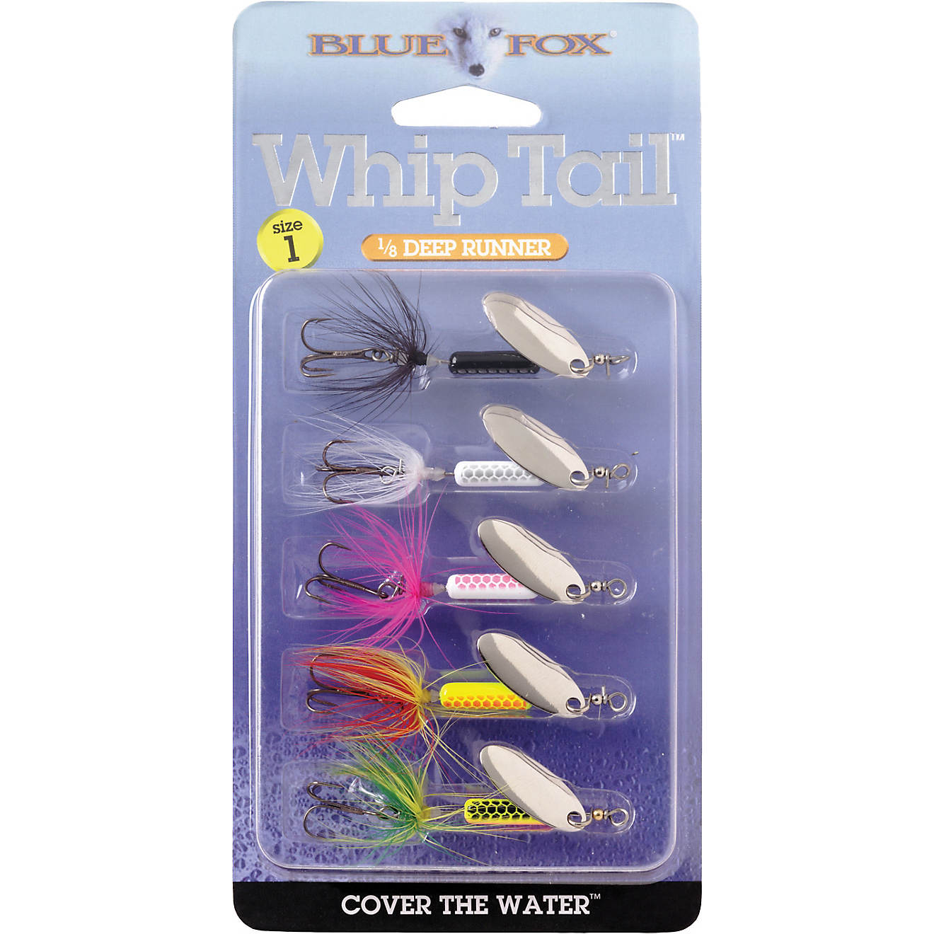 Blue Fox Whip Tail In-Line Spinnerbaits 5-Pack                                                                                   - view number 1