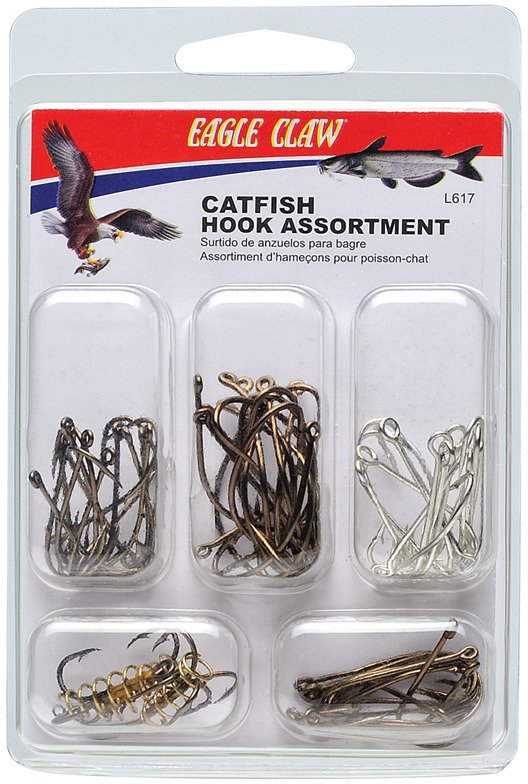 Eagle Claw Assorted Catfish Hooks 67-Pack