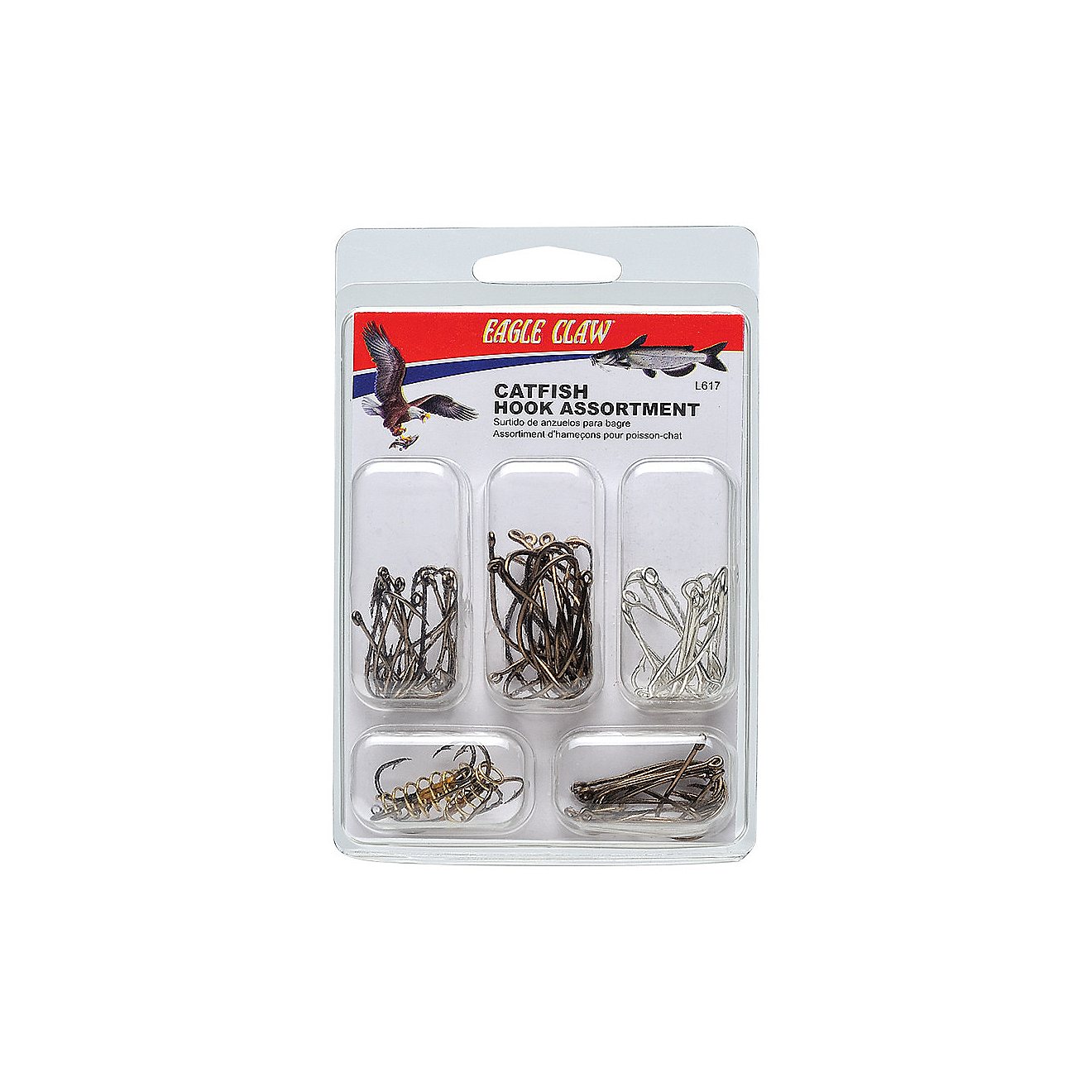 Eagle Claw Assorted Catfish Hooks 67-Pack