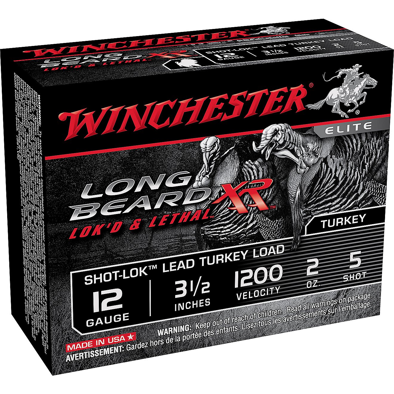 Winchester Long Beard XR 12 Gauge 3.5 inches 5 Shot Shotshells - 10 Rounds                                                       - view number 1