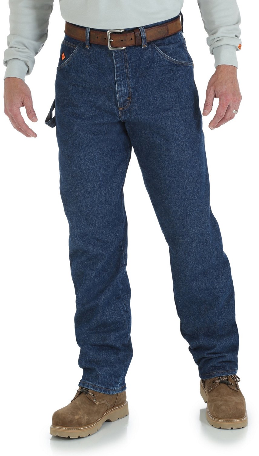 Wrangler Mens Riggs Fire Resistant Relaxed Fit Carpenter Jean Academy 2355