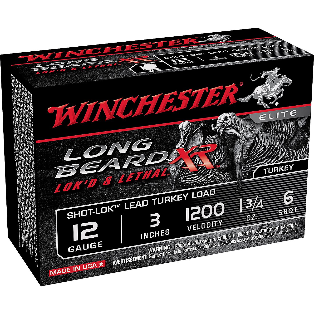 Winchester Long Beard XR 12 Gauge 3 inches 6 Shot Shotshells                                                                     - view number 1