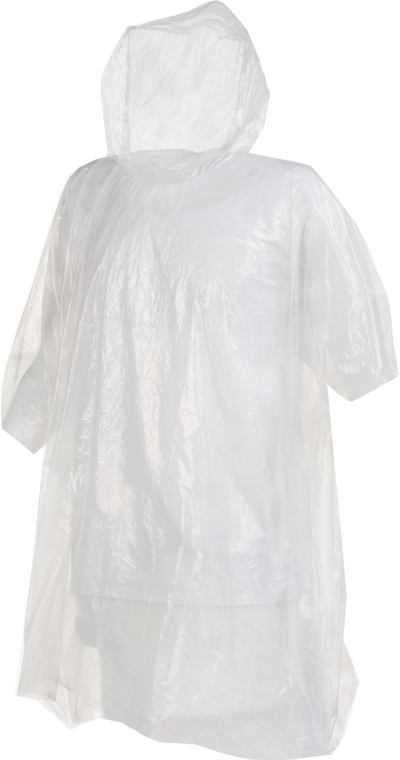 Grab-N-Go Dry Emergency Rain Poncho, Clear: MCR Medical Supply