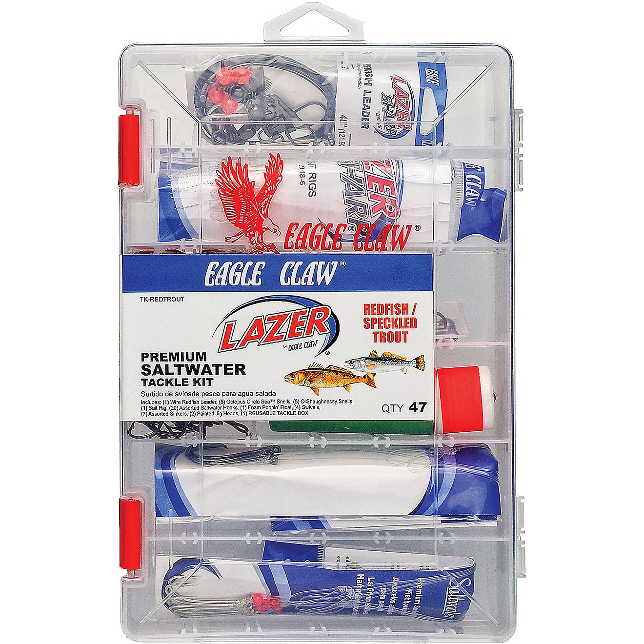 Lazer Saltwater Red Trout Tackle Kit                                                                                             - view number 1