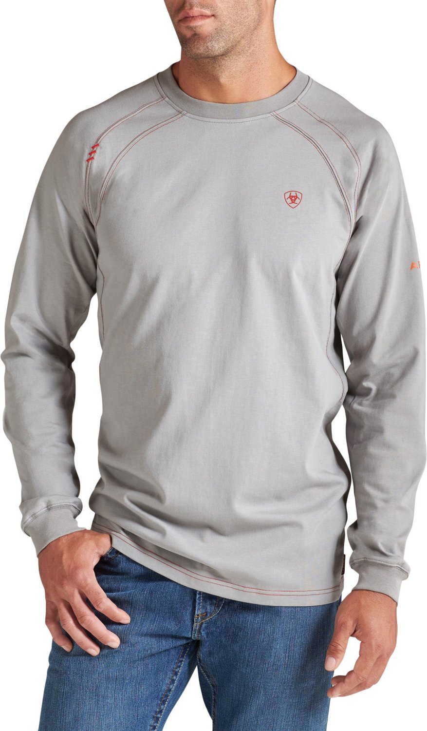 Ariat Men's Flame Resistant Work Crew Shirt Academy