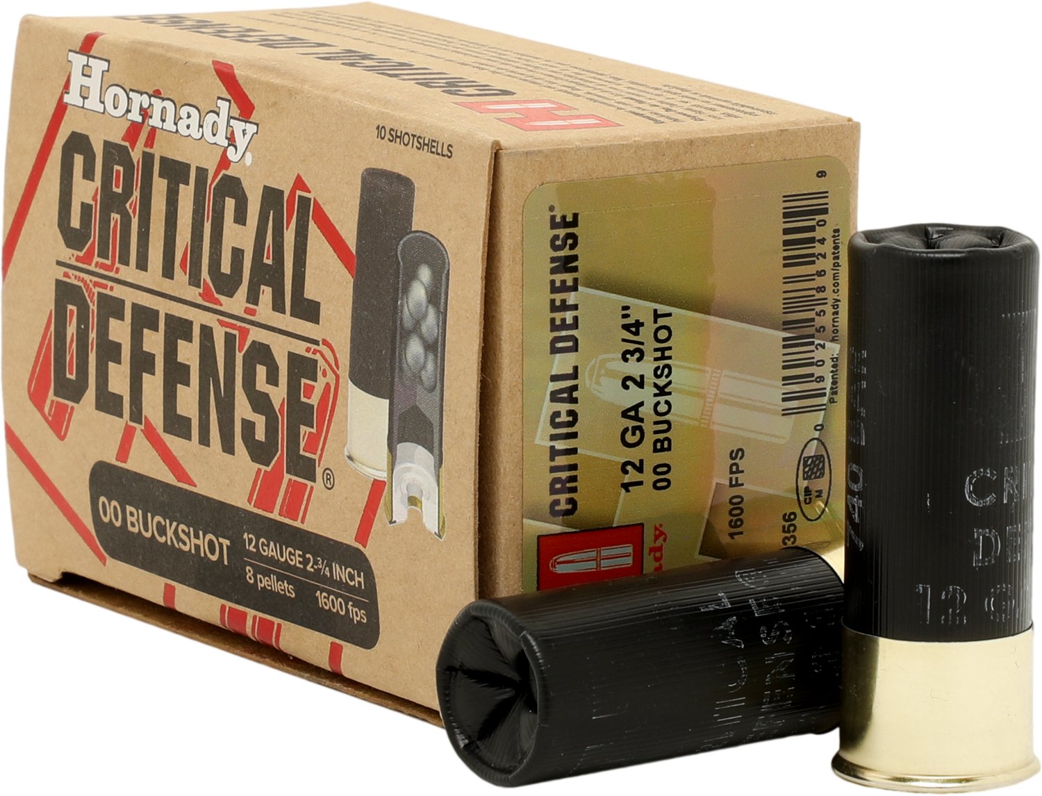 Hornady Critical Defense 12 Gauge 00 Buckshot - 10 Rounds                                                                        - view number 1 selected