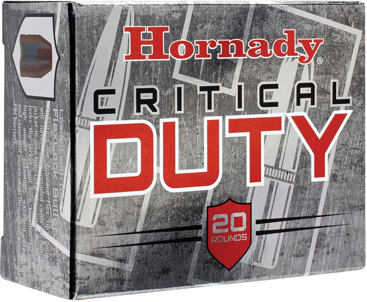 Hornady FlexLock® Critical DUTY® .357 SIG 135-Grain Handgun Ammunition                                                         - view number 1 selected