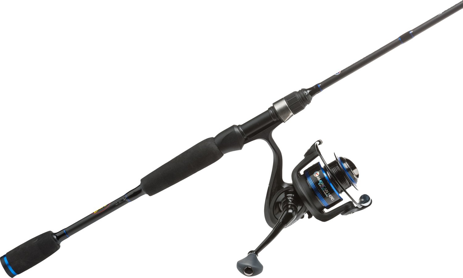 Lew's (AHC1056UL-2) American Hero Camo Spinning Reel and Fishing Rod Combo,  5-Foot 6-Inch 2-Piece IM7 Graphite Blank, Size 100 Reel, Right or