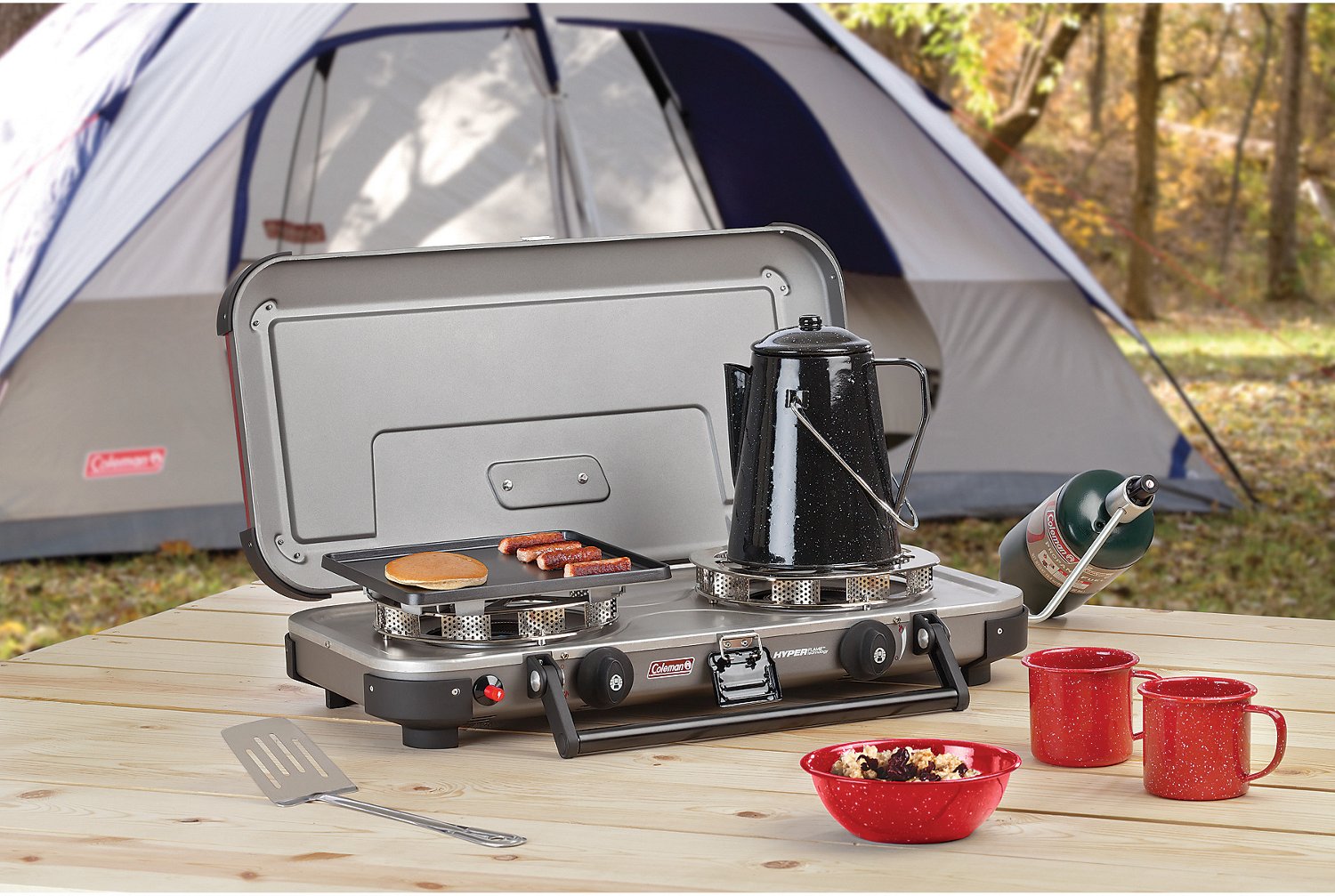 Coleman Series FyreChampion 3-in-1 2-Burner Propane Stove - view number 8