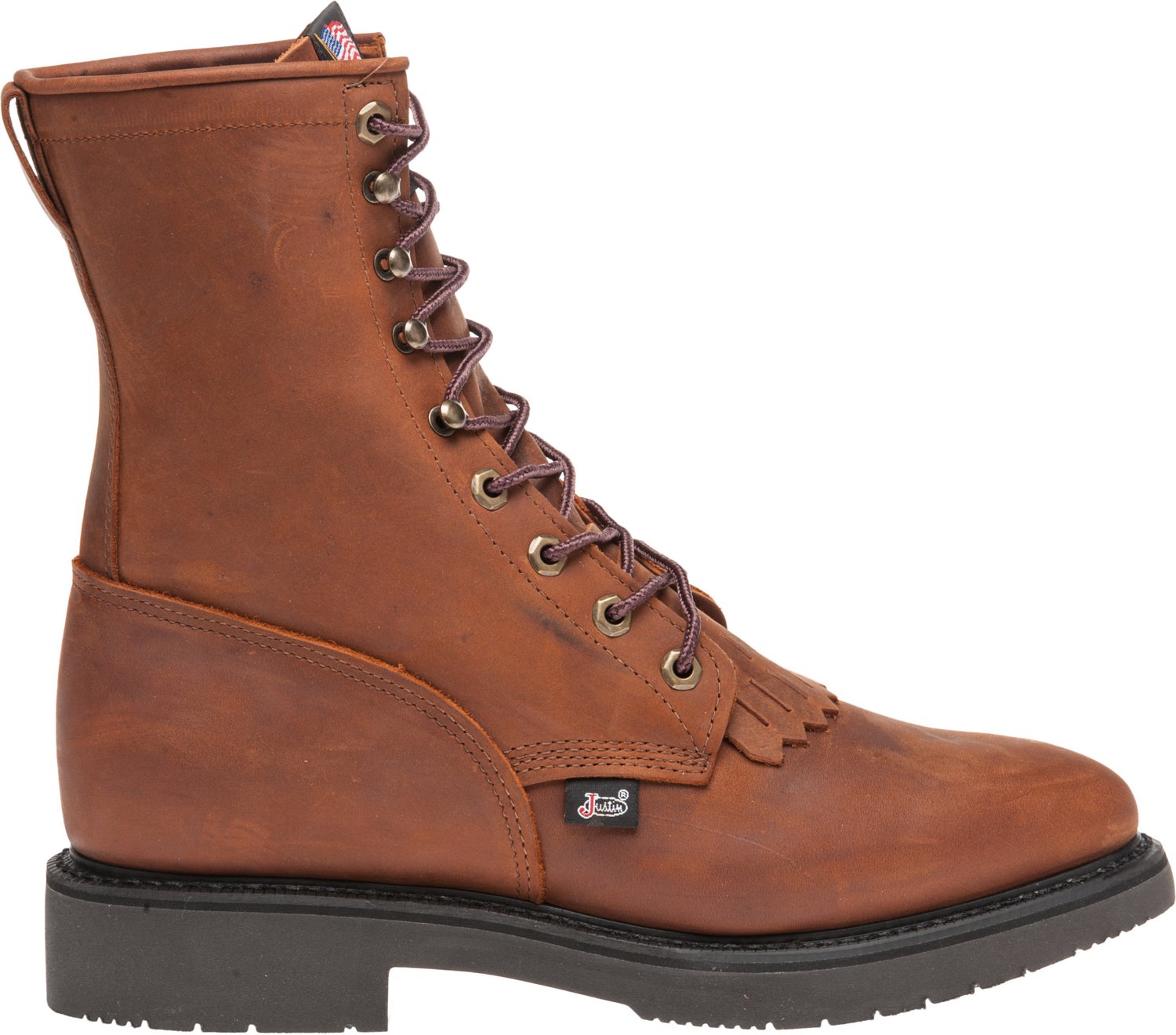 Mens lace 2024 up work boots