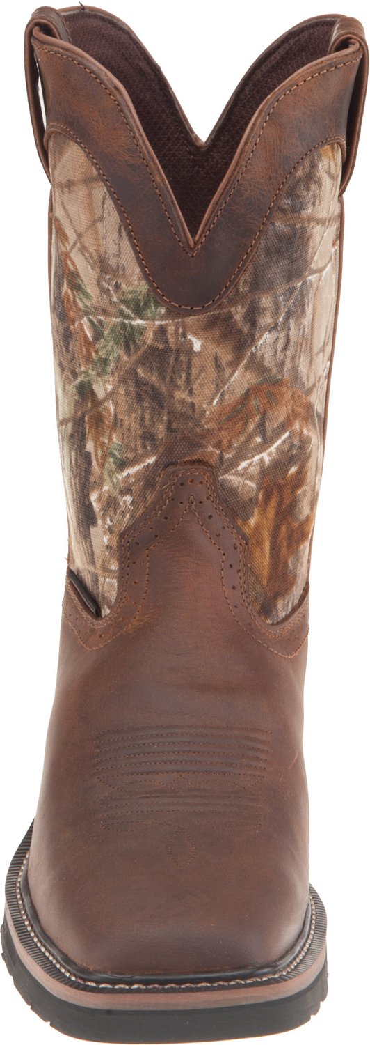 Justin Men's Rugged Cowhide Waterproof Wellington Work Boots - view number 3