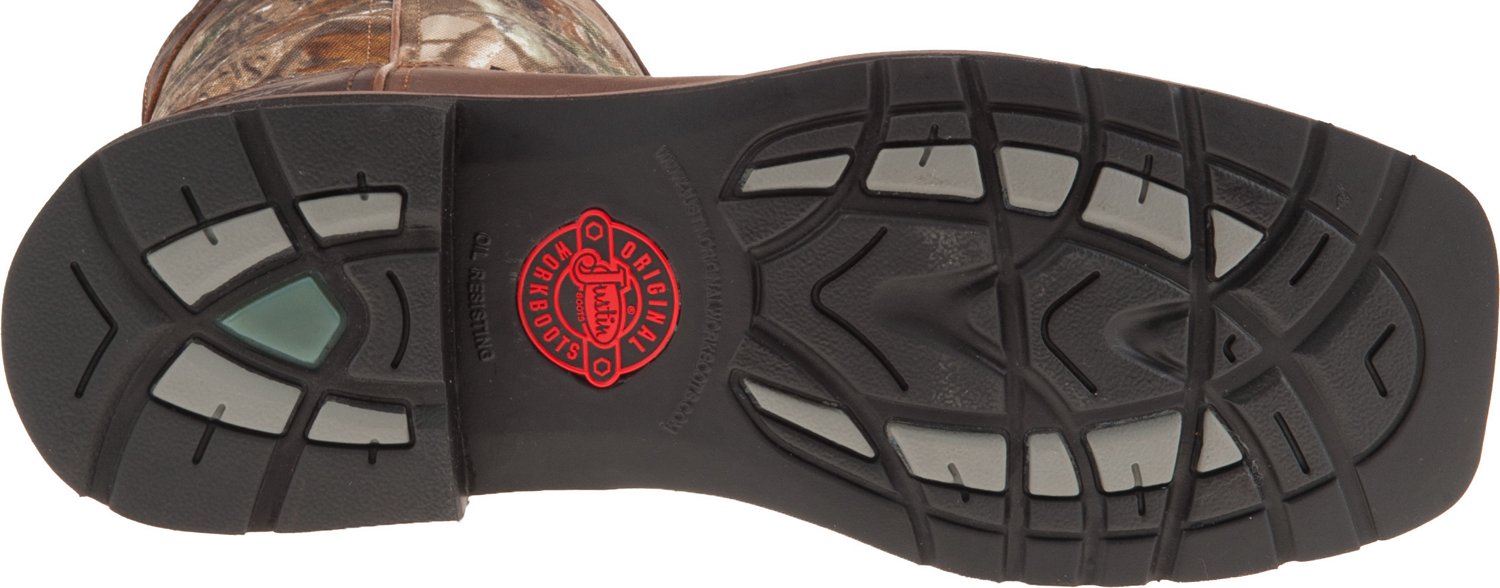 Justin Men's Rugged Cowhide Waterproof Wellington Work Boots - view number 5