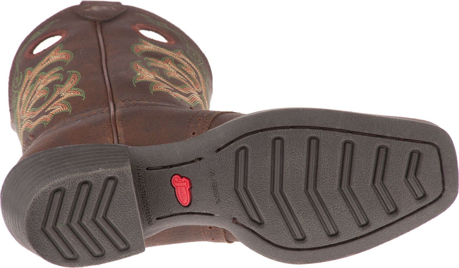 Justin Boys' Stampede Rawhide Cowboy Boots - view number 5