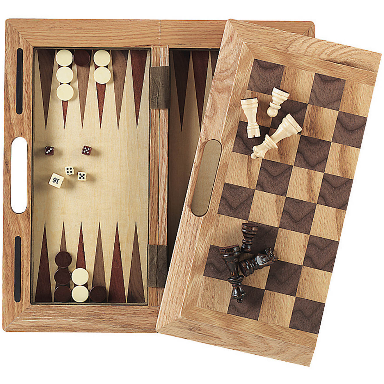 Mainstreet Classics 3-in-1 Wood Game Set                                                                                         - view number 1
