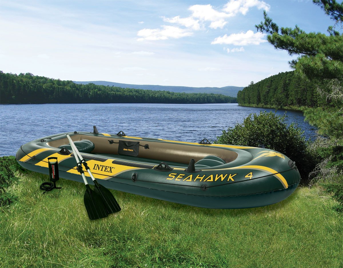 Seahawk™ 4 Inflatable Boat Set - 4 Person