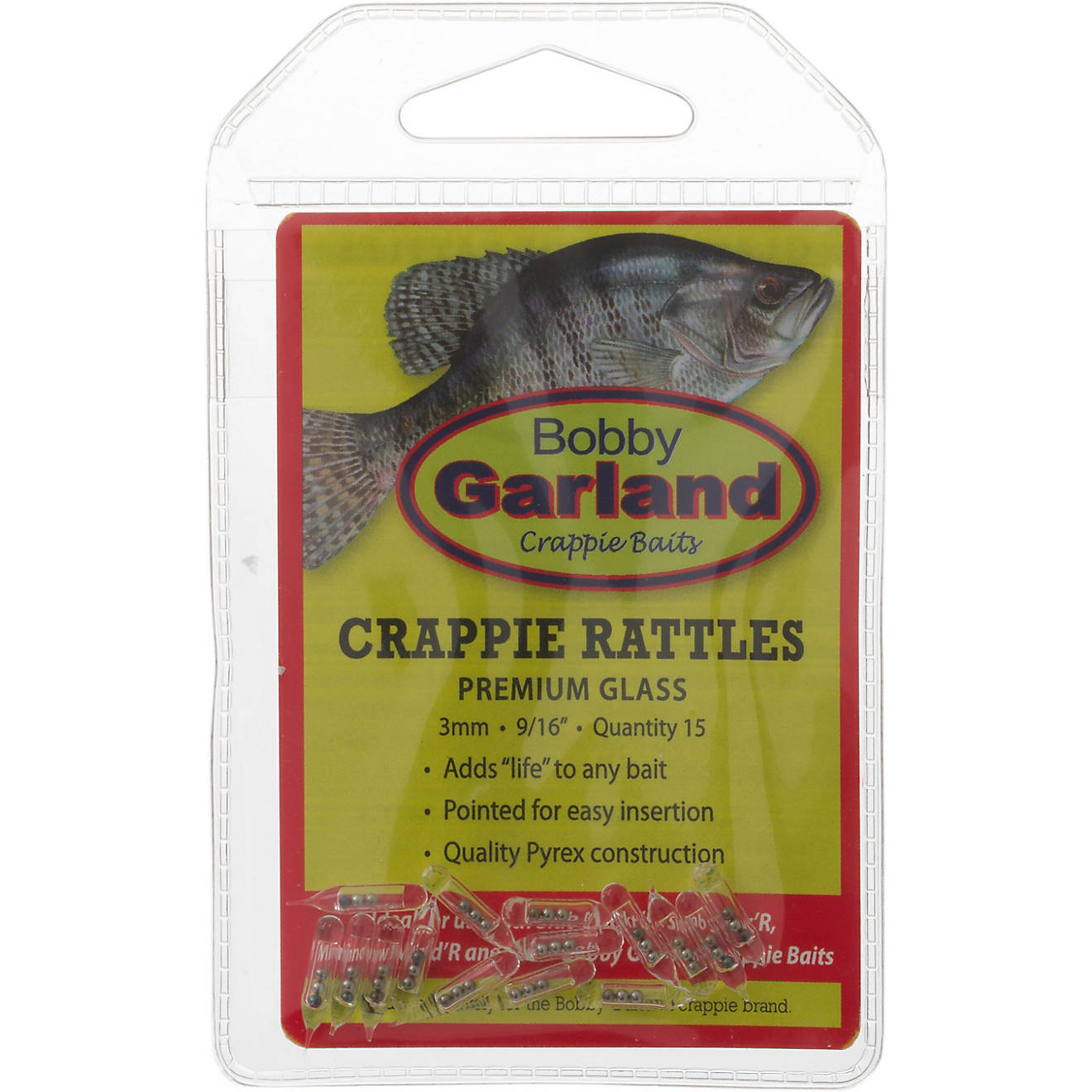 Bobby Garland Crappie Glass Rattles 15-Pack                                                                                      - view number 1