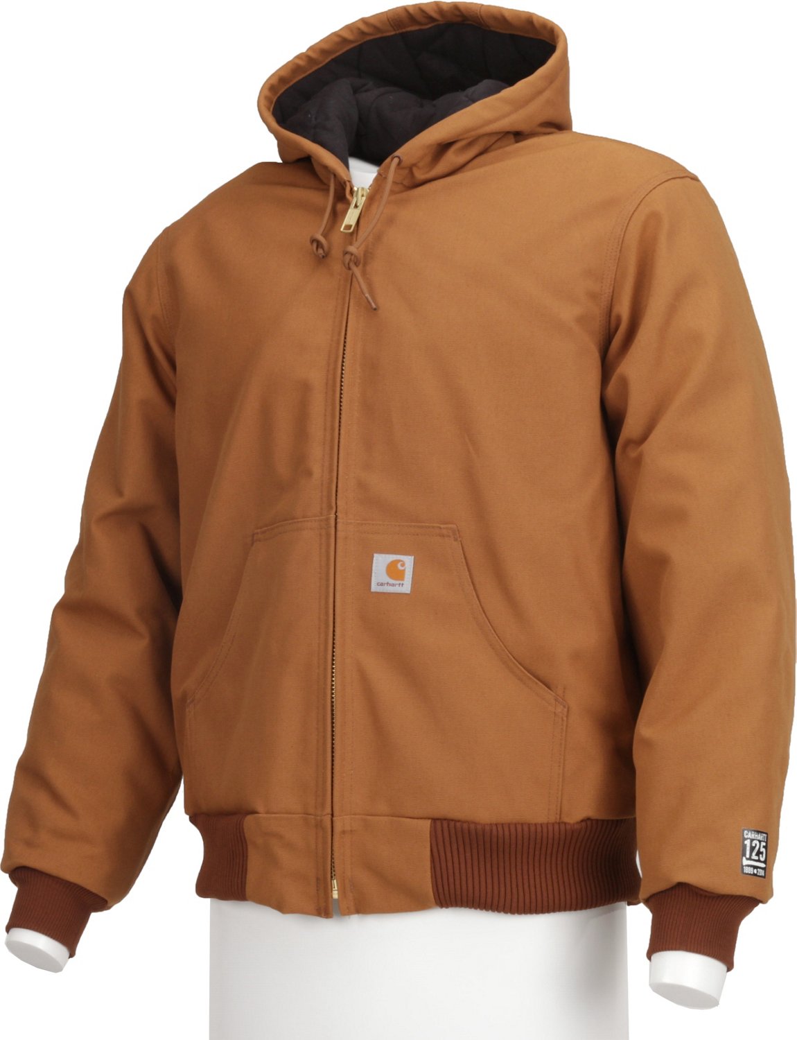 Carhartt® Men's Duck Quilted Flannel-Lined Active Jacket