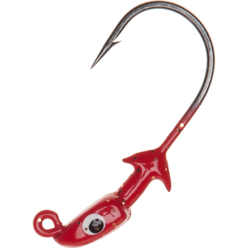 Bass Assassin Lures Pro Elite 3/8 oz. Jighead Red - Salt Wtr Jig/Spon And Wire at Academy Sports