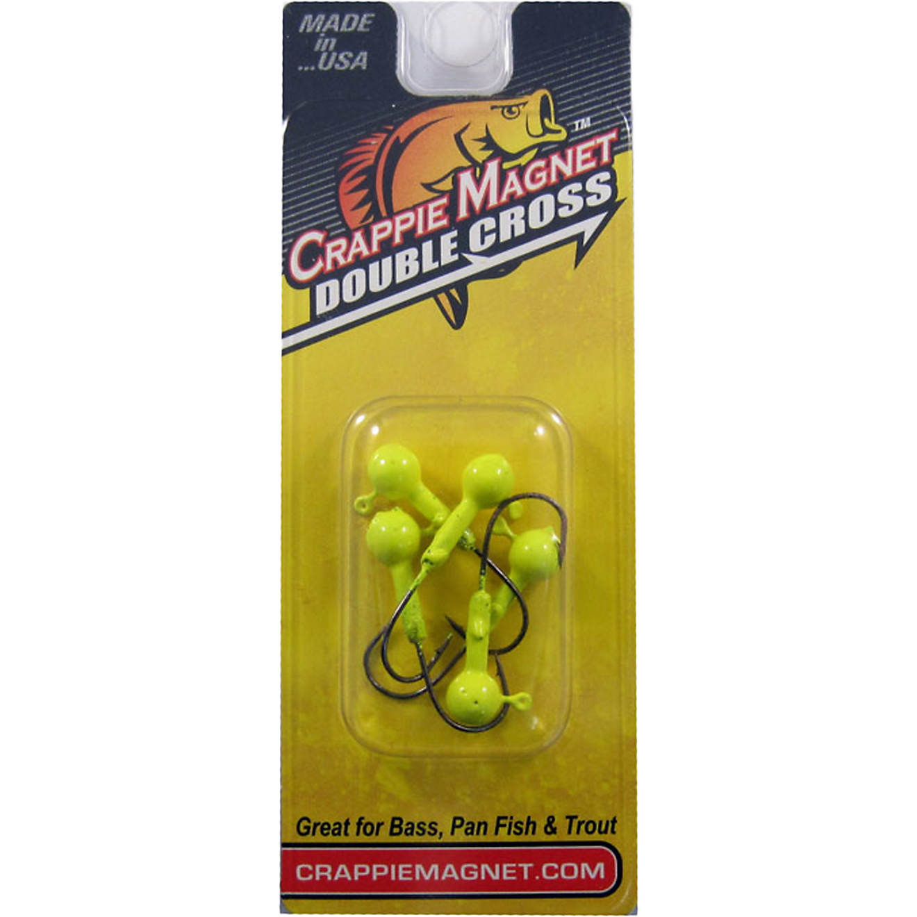 Crappie Magnet Double-Cross Jigheads 5-Pack                                                                                      - view number 1