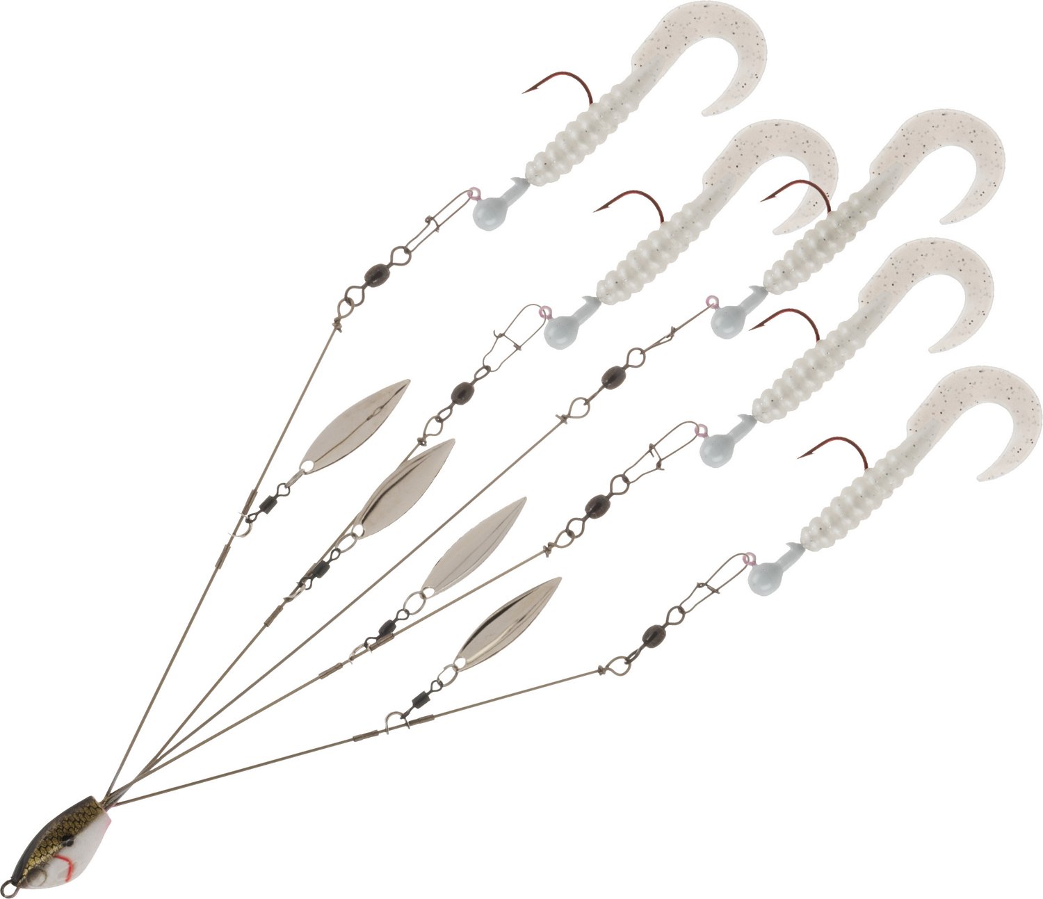  Yum Lures Yumbrella 7-Inch Tennessee Multi-Lure 5 Wire Rig,  Tennesse Special, One Size : Fishing Bait Rigs : Sports & Outdoors