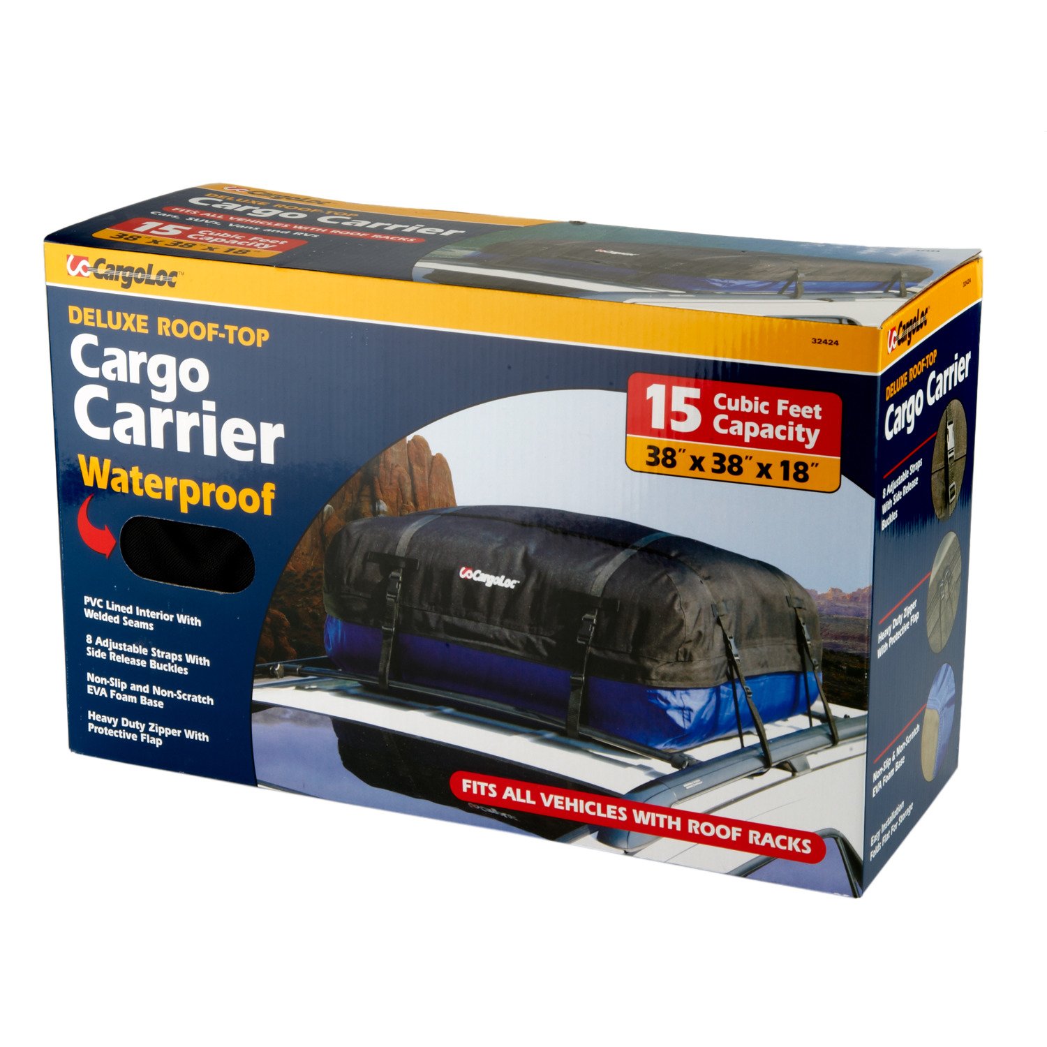 Cargoloc deluxe rooftop cargo carrier new arrivals