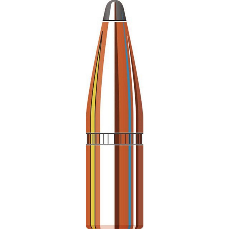 Hornady InterLock SP .30/.308 Cal 180gr Bullets (100/Box) 3070