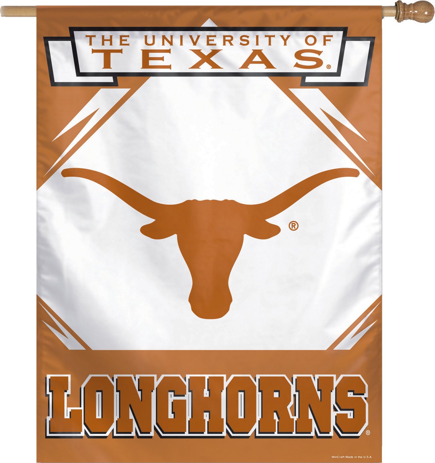 Wincraft Aufkleber University Of Texas Longhorns – 8x8 Cm, Offiziell Lizenziert, Wetterfest