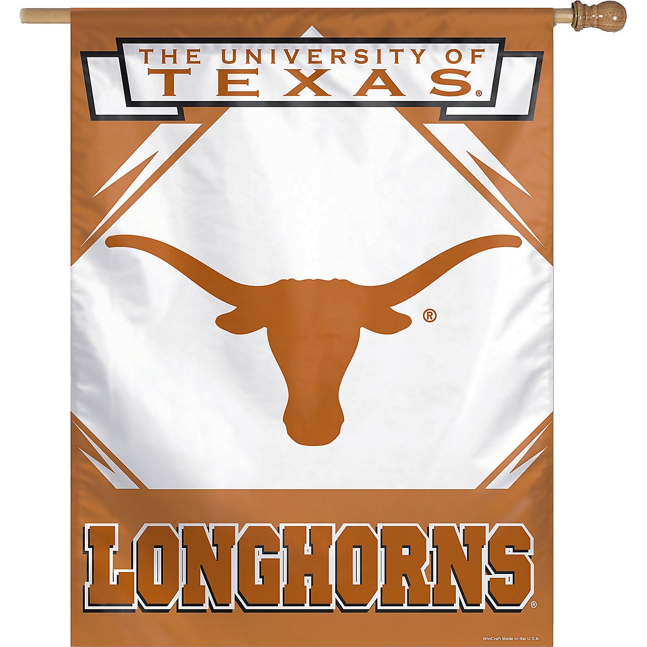 WinCraft University of Texas Vertical Flag                                                                                       - view number 1