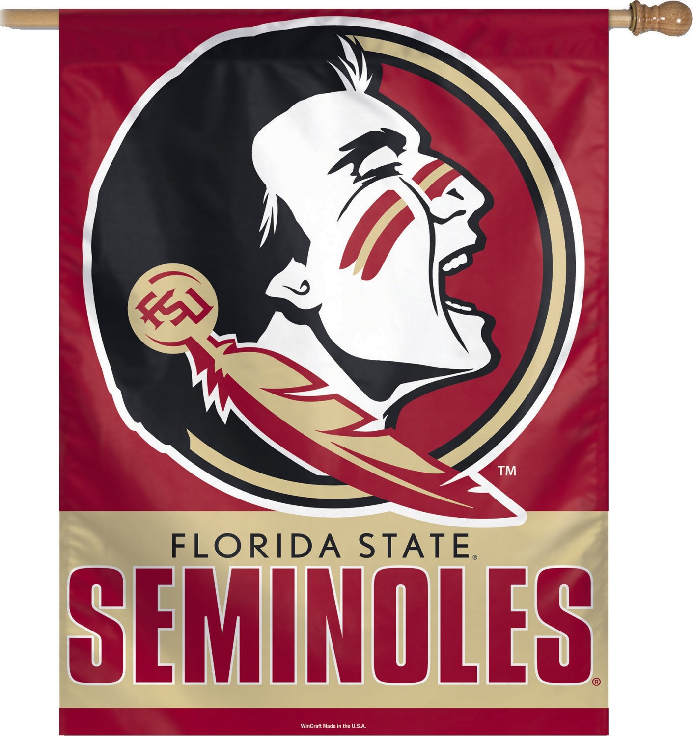 WinCraft Florida State University 27" x 37" Vertical Flag