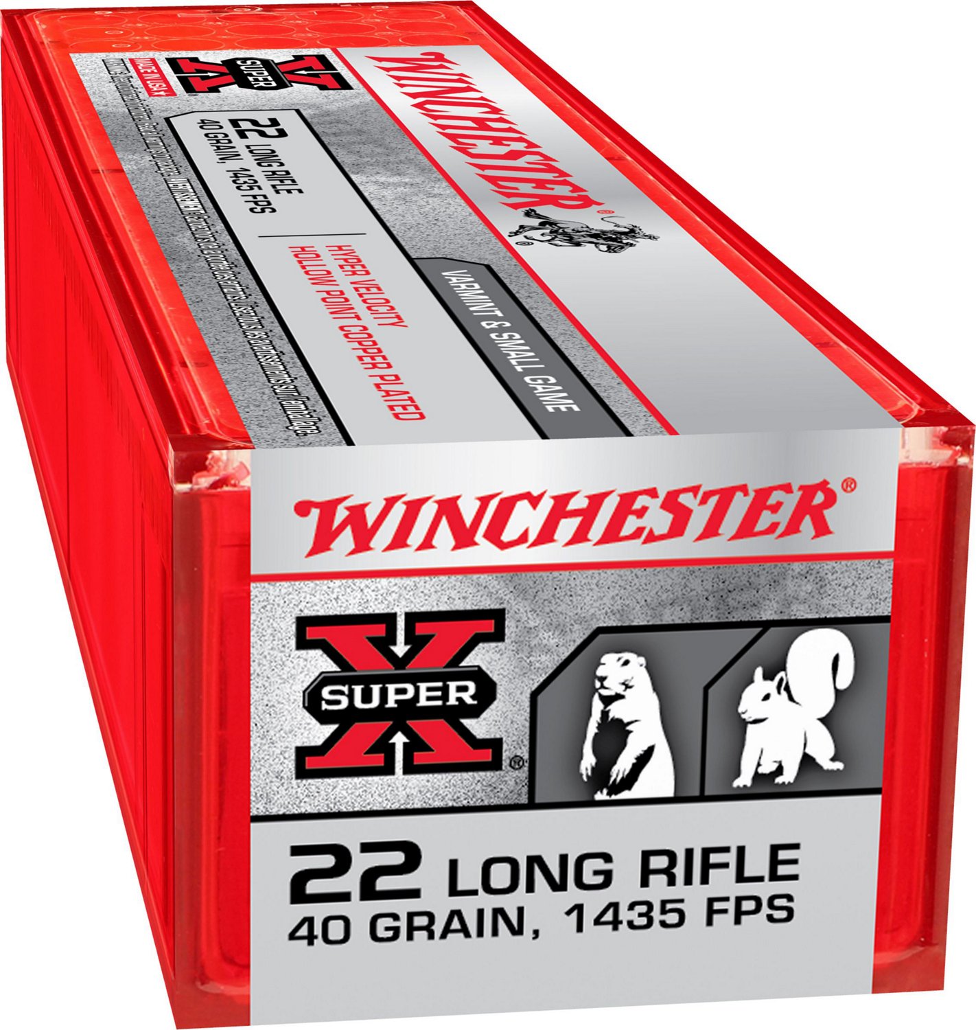 Winchester Hyper Speed HP .22 LR 40-Grain Rimfire Ammunition - 100 Rounds - view number 2