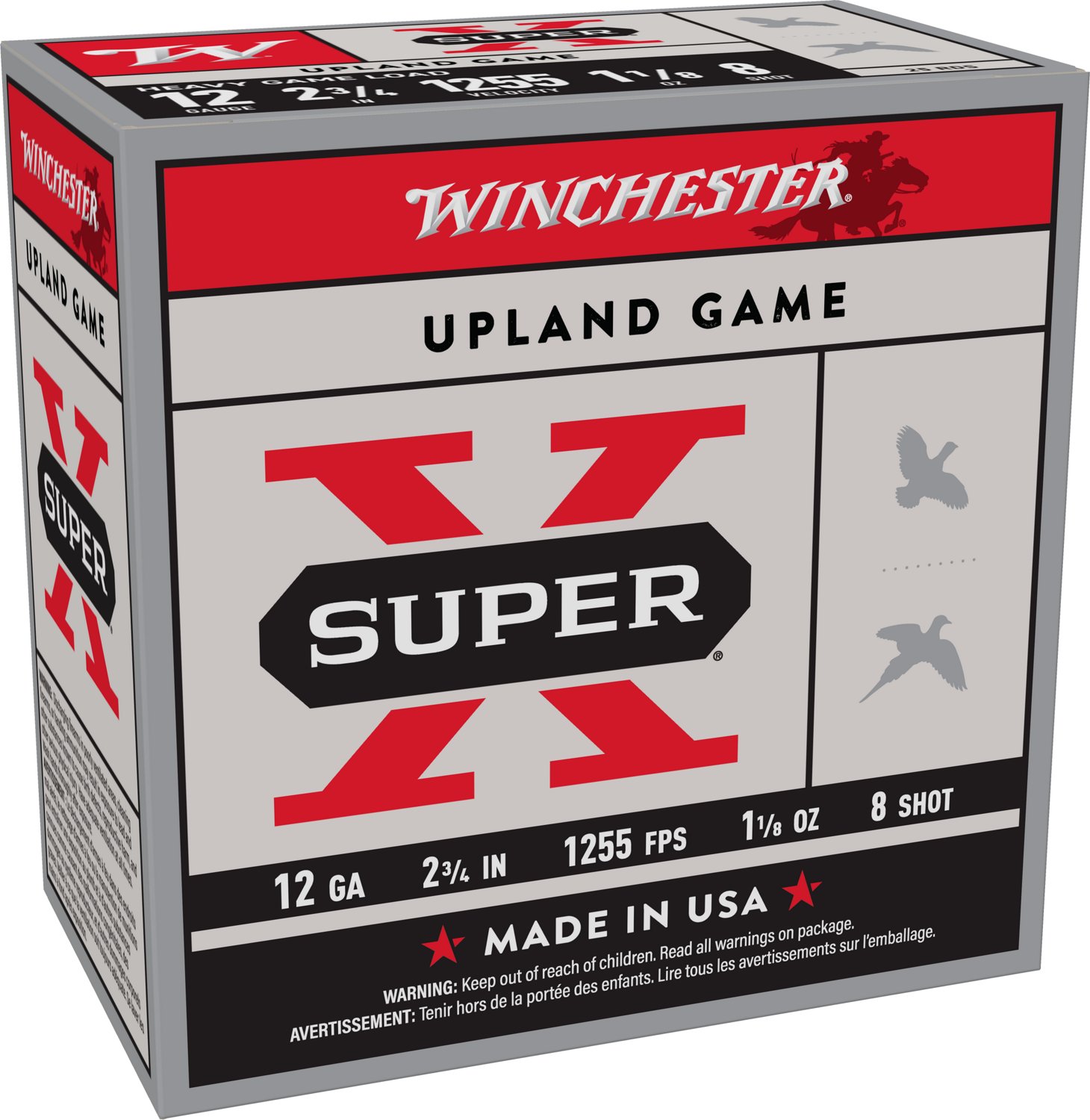 Winchester Super-X Game and Field Loads 12 Gauge Shotshells