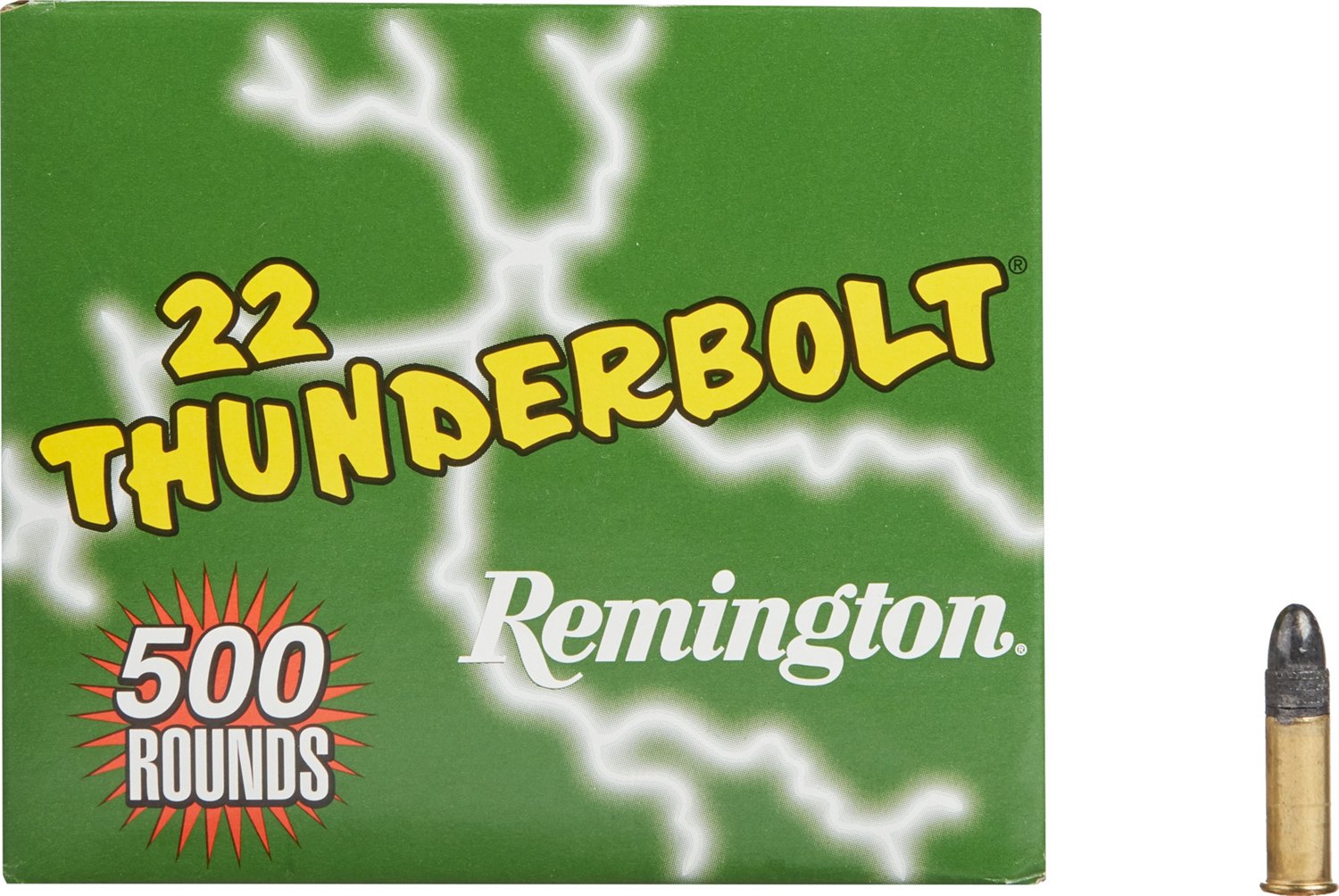 Remington Thunderbolt .22 LR 40-Grain Rimfire Rifle Ammunition - 500 Rounds                                                      - view number 1 selected