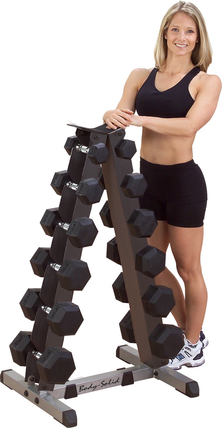 BodySolid Vertical Dumbbell Rack Academy
