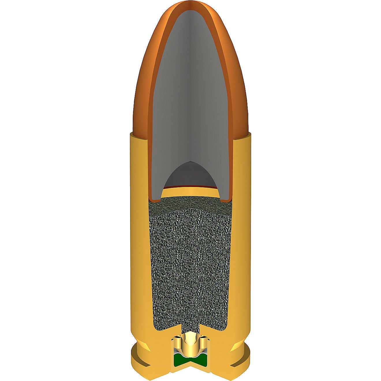 Winchester USA Full Metal Jacket 9mm Luger 115-Grain Handgun Ammunition - 50 Rounds                                              - view number 2