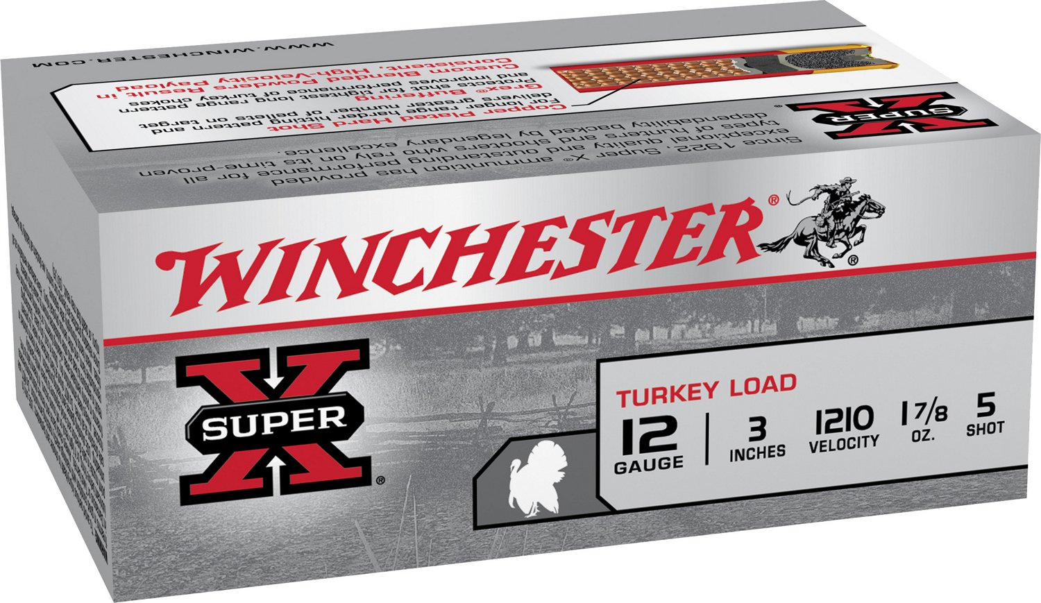 Winchester Super-X 12 Gauge Turkey Load Shotshells - view number 2