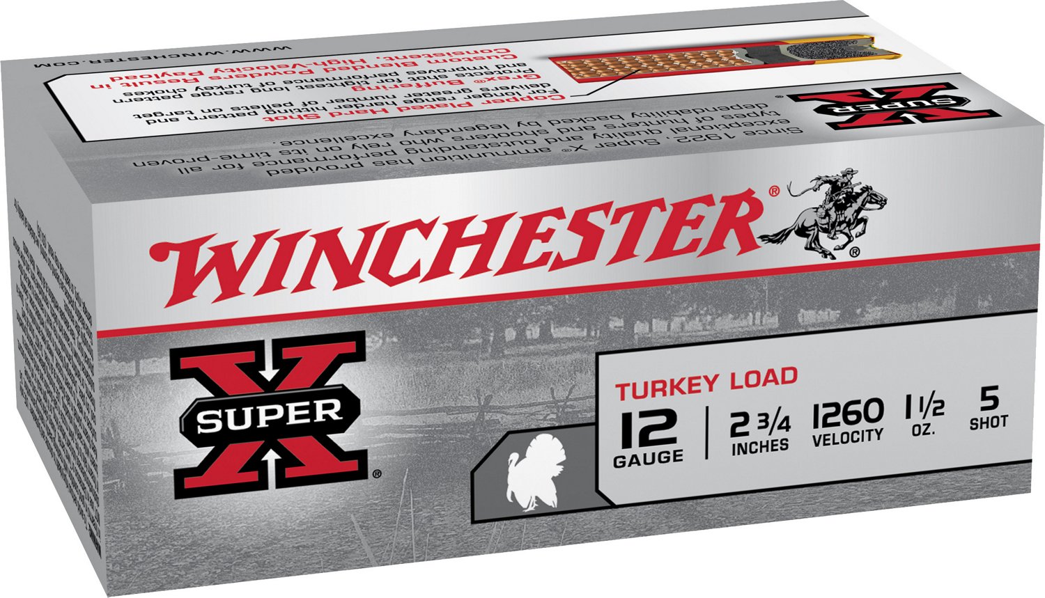 Winchester Super-X 12 Gauge Turkey Load Shotshells - view number 2