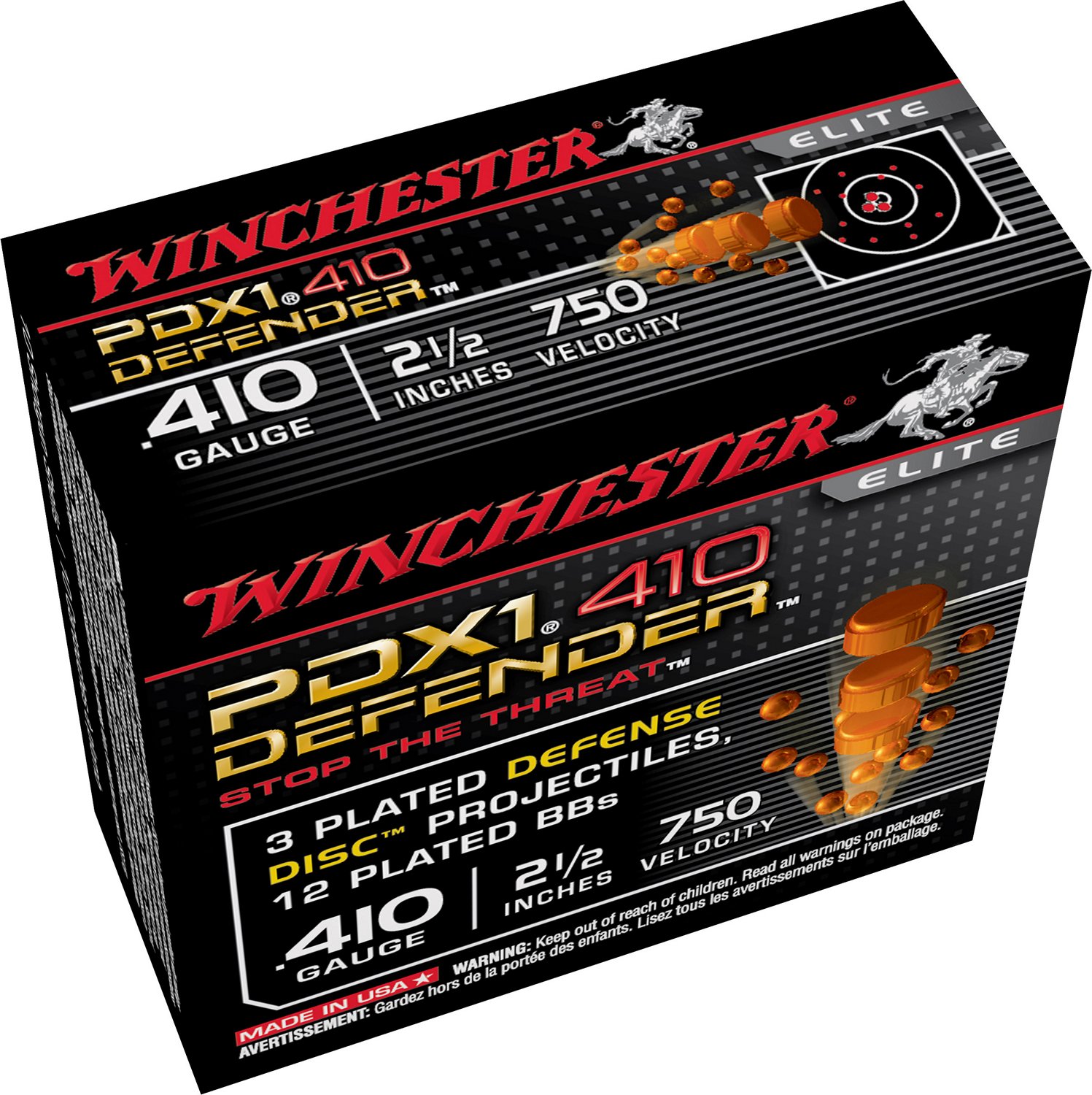 Winchester Supreme Elite PDX1 410 Gauge Shotshell Ammunition - view number 2