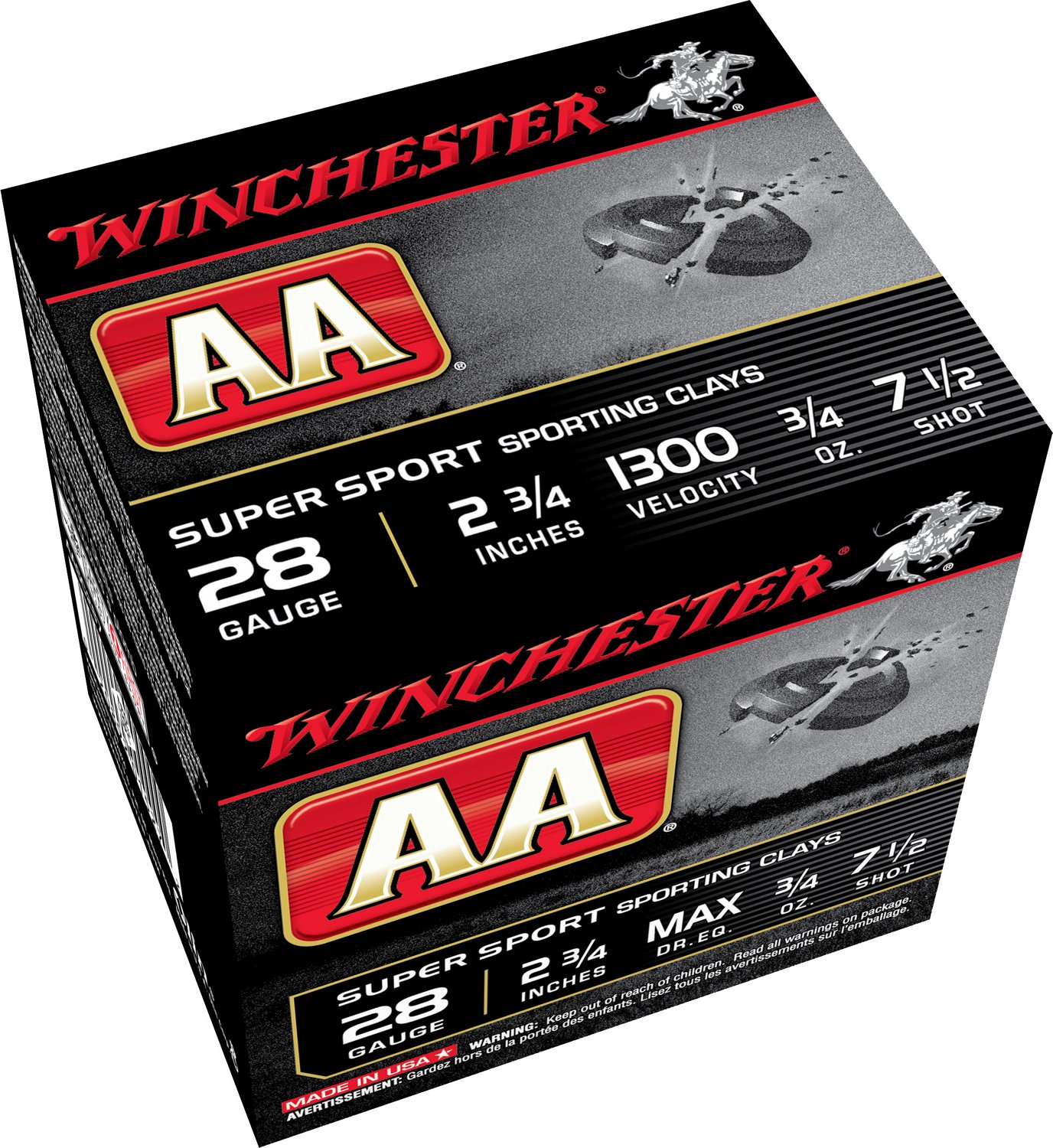 Winchester AA 28 Gauge Super Sport Target Loads - 25 Rounds                                                                      - view number 1 selected