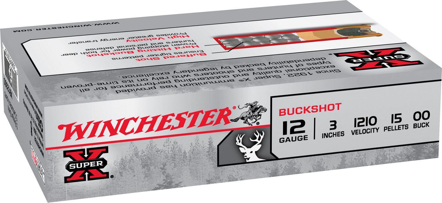 Winchester Super-X Buckshot Load 12 Gauge Shotshells - view number 2