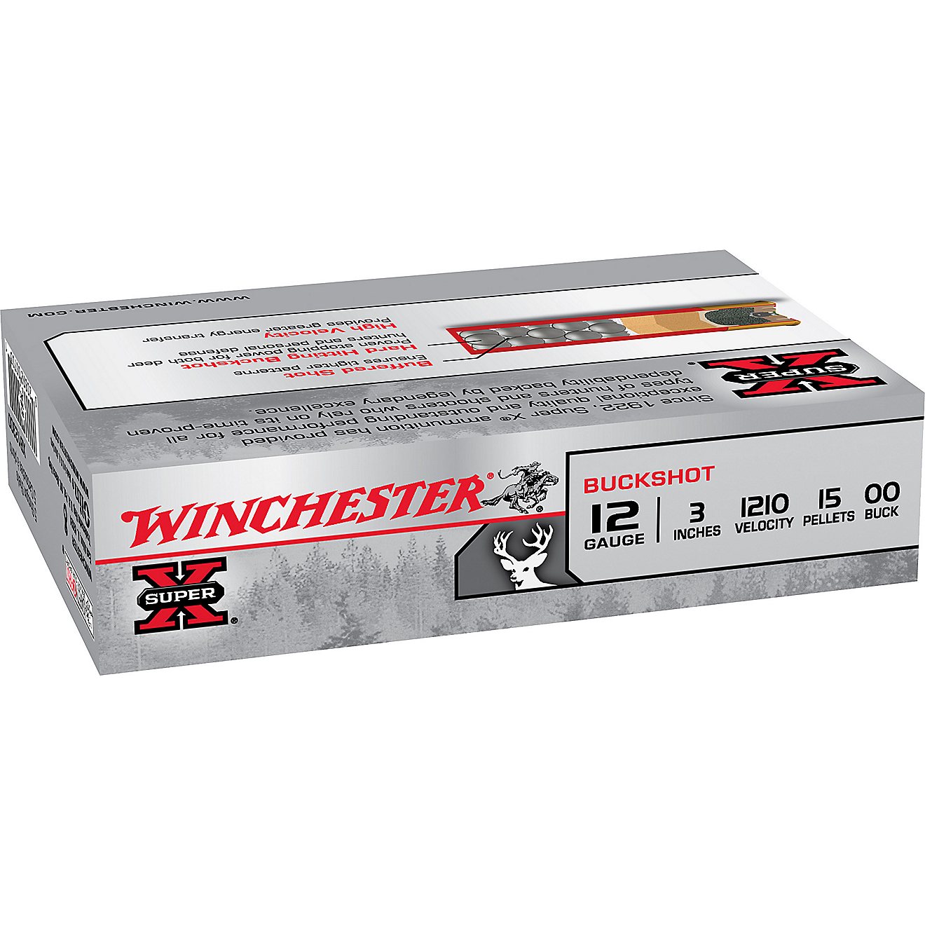 Winchester Super-X Buckshot Load 12 Gauge Shotshells                                                                             - view number 2