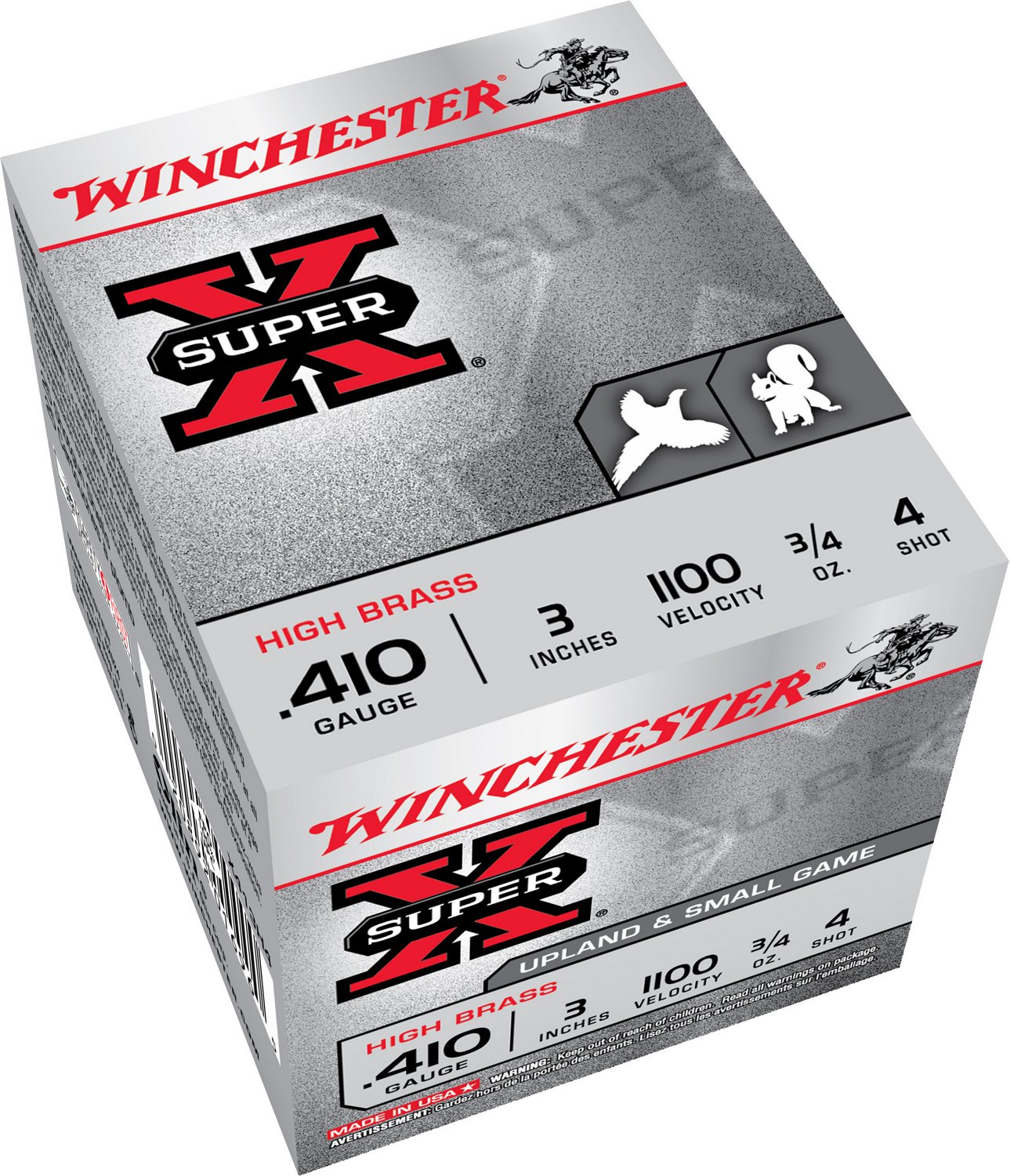 Winchester Super-X .410 Caliber Lead Shot High Brass Game Load Shotshells - view number 2