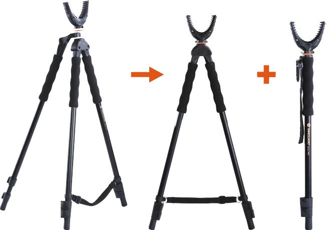 VANGUARD Quest T62U 3in1 Tripod Free Shipping at Academy