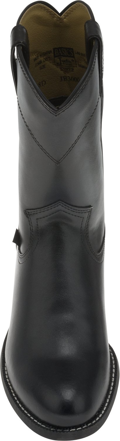 Justin Men's Basic Roper Western Boots                                                                                           - view number 3
