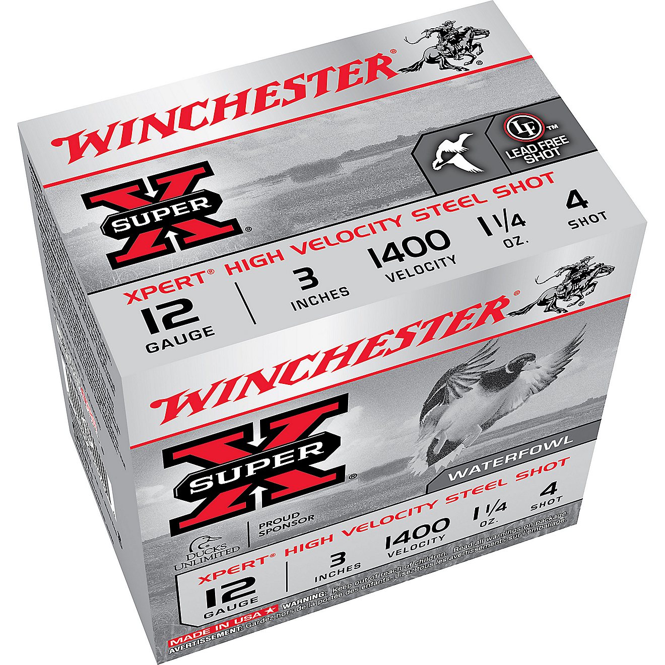 Winchester Xpert Hi-Velocity Steel 12 Gauge Shotshells                                                                           - view number 2