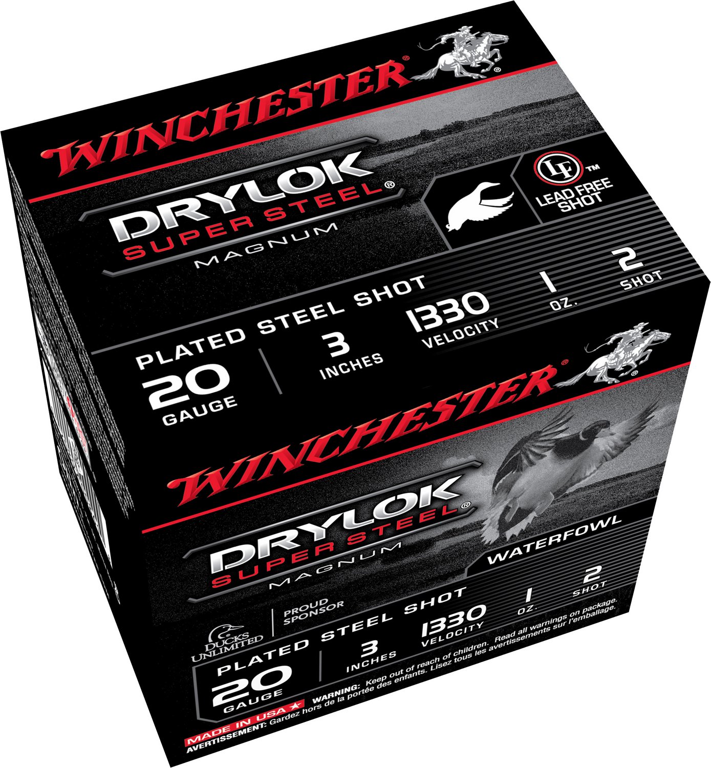 Winchester Super-X Drylok Super Steel Waterfowl Load 20 Gauge Shotshells - view number 2