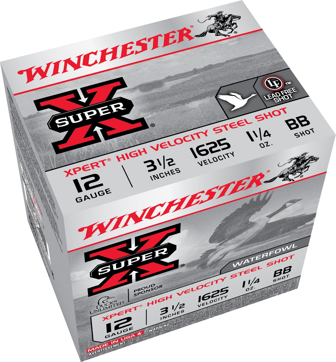 Winchester Xpert® Hi-Velocity Steel 12 Gauge Shotshells - 25 Rounds - view number 2