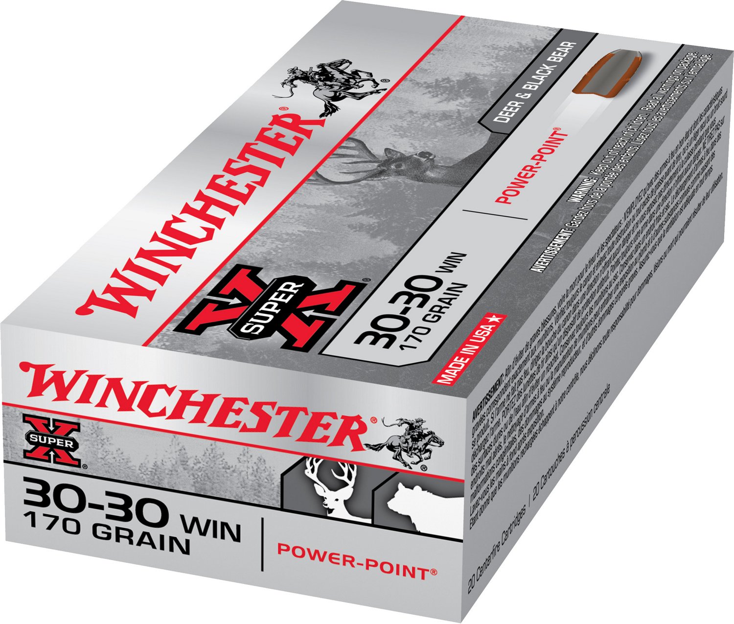 Winchester SuperX PowerPoint .3030 Winchester 170Grain Rifle