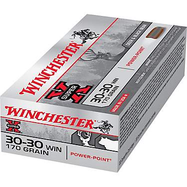 Winchester Super-X Power-Point .30-30 Winchester 170-Grain Rifle Ammunition - 20 Rounds                                         