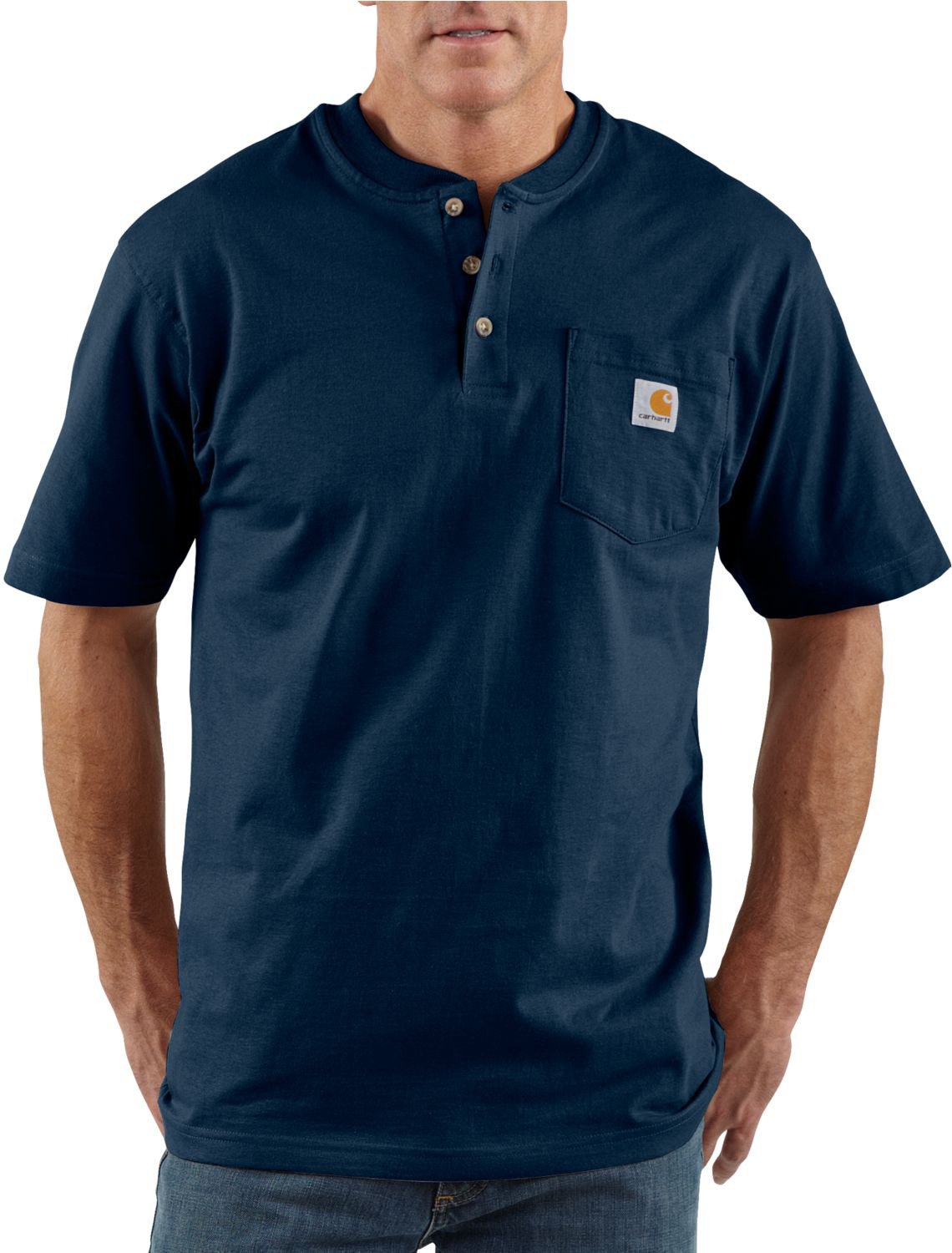Carhartt Men's Workwear Short Sleeve Henley                                                                                      - view number 2