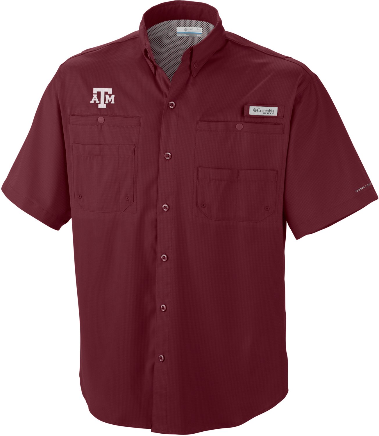 Columbia Sportswear Men's Collegiate Short Sleeve Tamiami Shirt